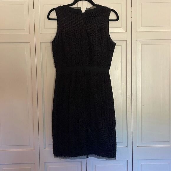 Max & Cleo black textured faux wrap dress  6 - Picture 7 of 12